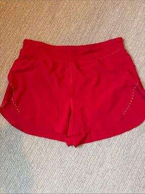 Lululemon red shorts